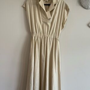MELLODAY Cream Midi Dress